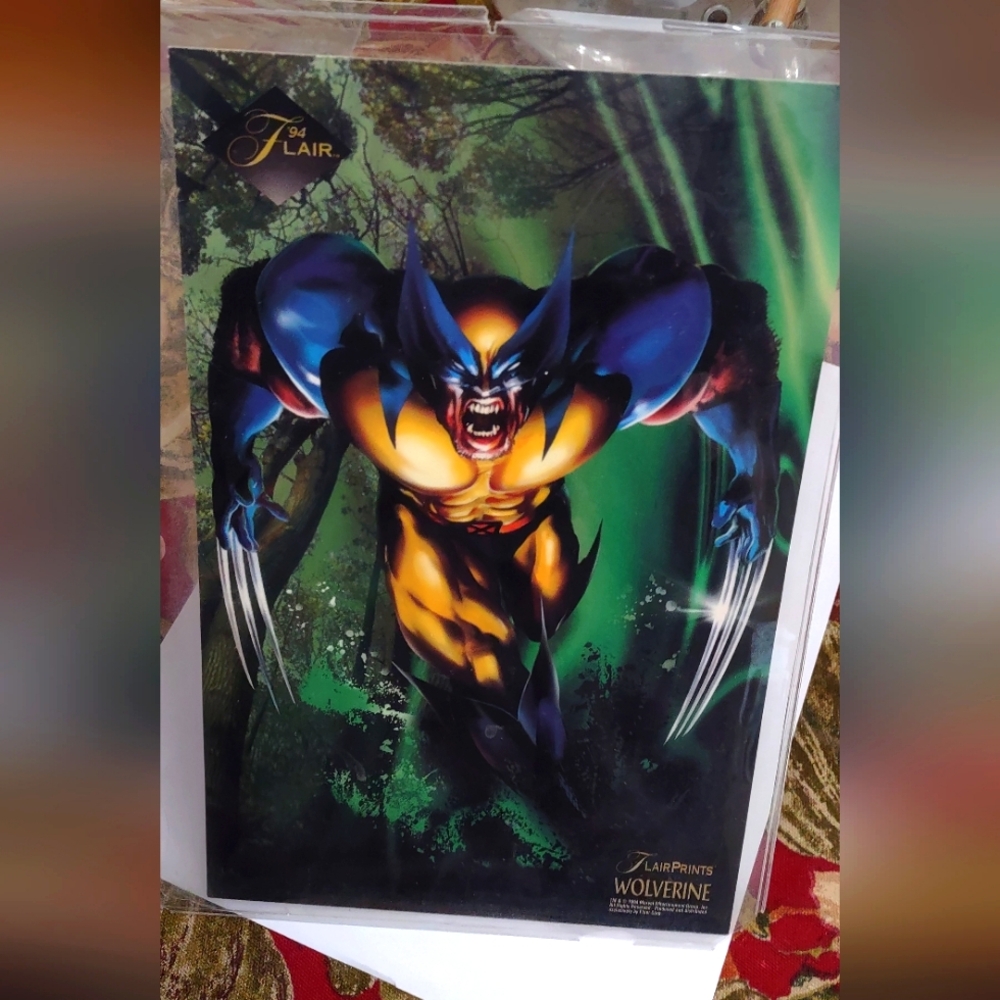 Flair Prints Marvel Comics Wolverine